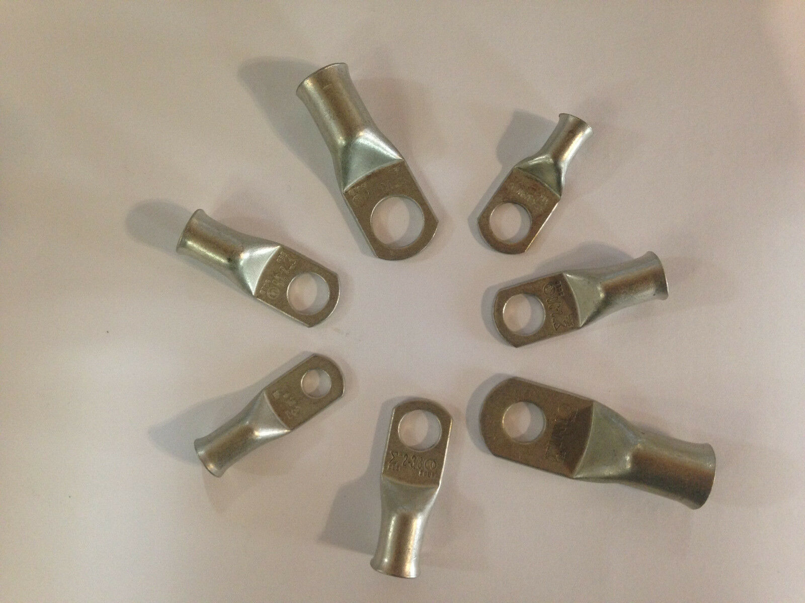 Tinned Copper Cable Lugs Ring Terminals Various Awg Sizes Welding / Battery