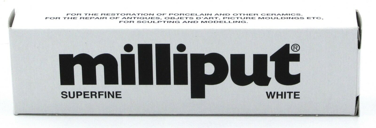 Milliput Superfine White (4 Oz) Pack Two-part Epoxy Putty Porcelain Ceramics Nib