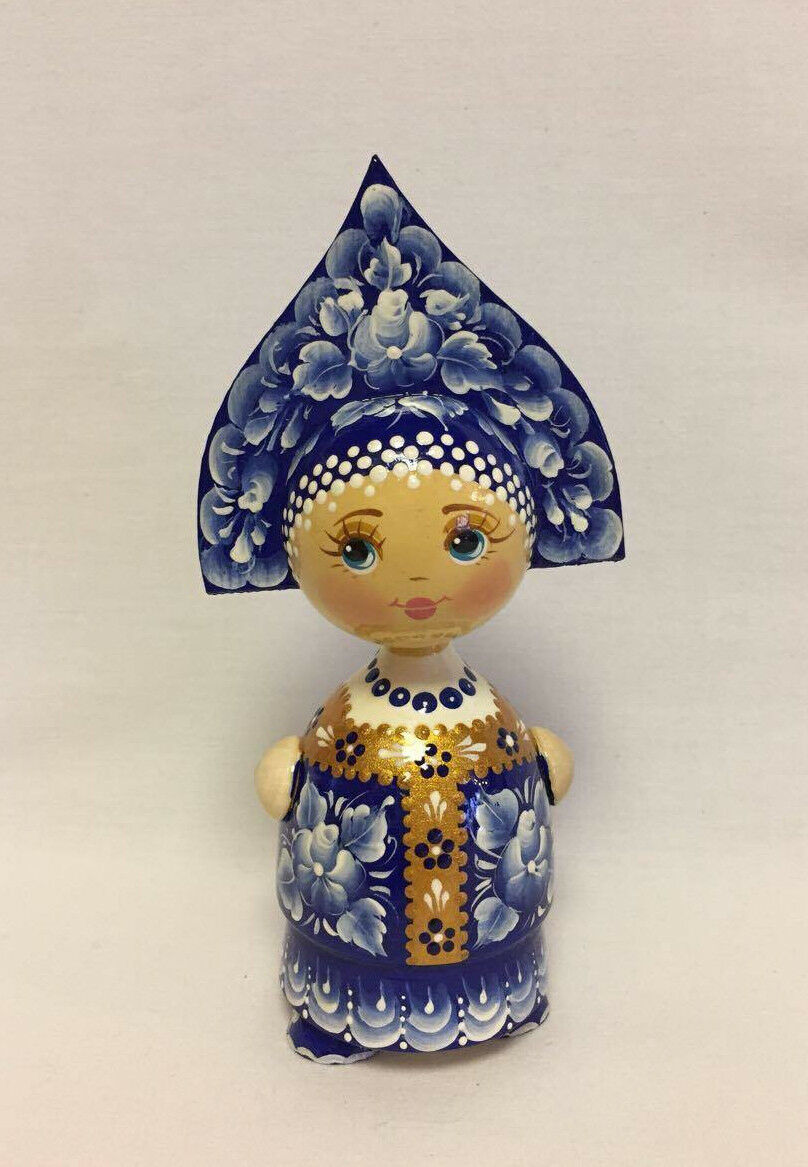 Russian Matryoshka - Handmade Linden Wood Doll Small #20
