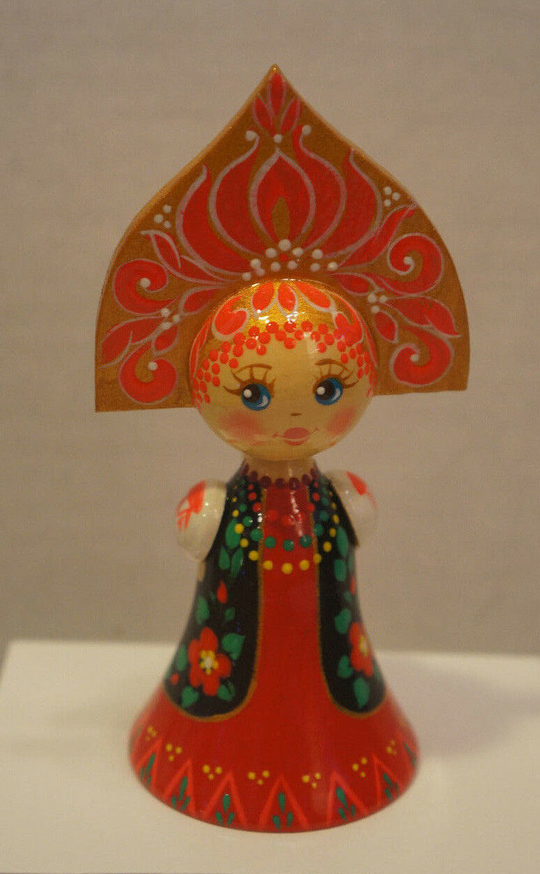 Russian Matryoshka - Handmade Linden Wood Doll Small #3